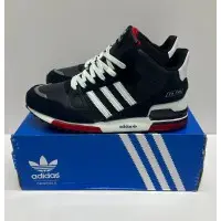 Кроссовки Adidas ZX 750 High Dark Blue с мехом